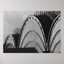 Railway Station Roof Poster