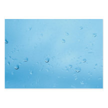 Rain drops on the glass of window business card