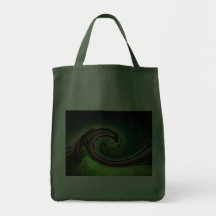 Rain forest pattern canvas bags