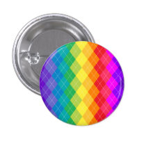 Rainbow Argyle Pattern buttons