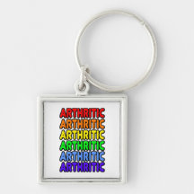 Rainbow Arthritic Key Chain