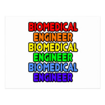 Rainbow Biomedical Engineer Postcards