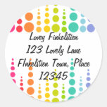 Rainbow Bubble Dots Sticker
