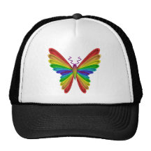 Rainbow Butterfly Hat