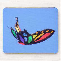 "Rainbow Butterfly Kite" Mousepad for computer!