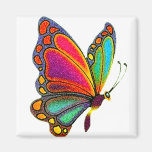 Rainbow Butterfly Magnets
