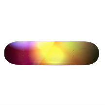 Rainbow Coloured Lens Flare Skateboard Deck