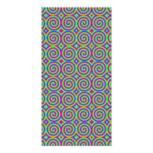 Rainbow Colours. Bright and Colourful Spirals. Photo Cards