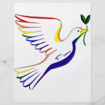 Rainbow Dove Full Colour Flyer