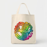 Rainbow Dove of Peace Tote Bag