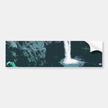 Rainbow Falls, Hawaii Bumper Sticker