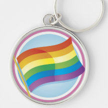 RAINBOW FLAG KEYCHAIN