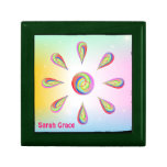 Rainbow Flower Tile Box Gift Box