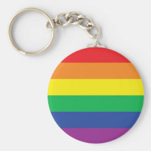 Rainbow  Freedom Gay Pride Flag Symbol Key Chain