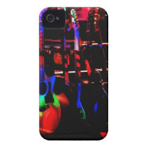 Rainbow Guitars iPhone 4 Case-Mate Cases