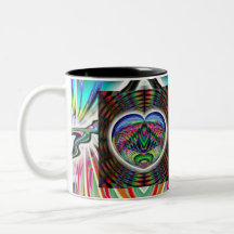 Rainbow Heart Mug