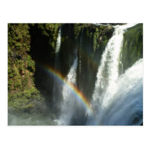 Rainbow @ Iguazu Falls Postcard