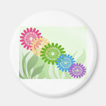 rainbow joy-greeting fridge magnet