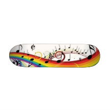 Rainbow Music Board Skateboard Decks