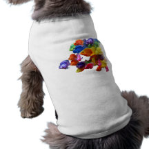 Rainbow of Parrotfish Doggie Tee Shirt