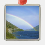 Rainbow over Hawea Lake, South Island, New Christmas Ornament