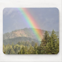 Rainbow Over the Mountains Mouse Mats