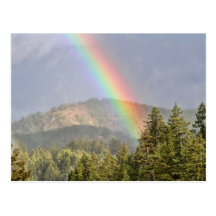 Rainbow Over the Mountains Postcards
