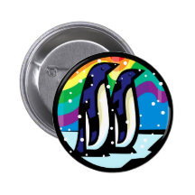 Rainbow Penguin Pins