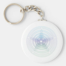 Rainbow Pentacle Keychains