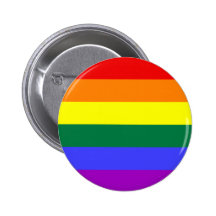 Rainbow Pride Flag Button