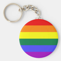 Rainbow Pride Flag Keychain