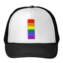 Rainbow Pride Initial I Hats