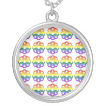 Rainbow Pride Whirlygigs Custom Necklace