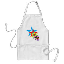 Rainbow Shooting Stars Apron