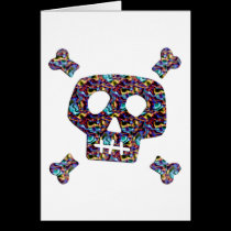 Rainbow Skull and Bones cards