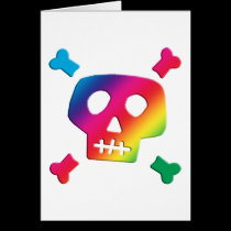 Rainbow Skull cards