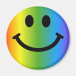 Rainbow Smiley Fridge Magnet
