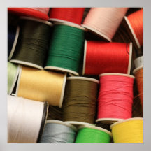 Rainbow Thread Print