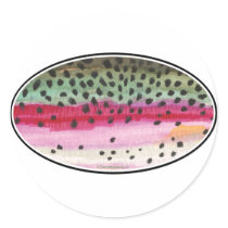 Rainbow Trout Fishing Sticker