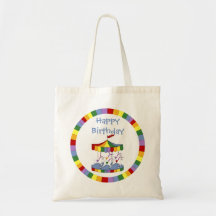 Rainbow Unicorn Carousel Birthday Bag
