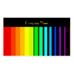 Rainbow Vector Stripes, Company Name Business Card