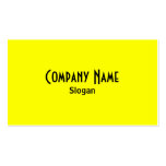 Rainbow Yellow Business Card