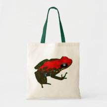 Rainforest Dart Frog Canvas Bags