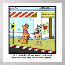 Raising Kids & Mobile Phones Posters