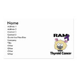 RAM Thyroid Cancer Business Card Templates