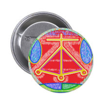 RAMA - Karuna Reiki Healing Sign by Navin Joshi Pinback Button