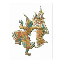 RAMA SITA - RAMAYANA HINDU BUDDHIST GODDESS POSTCARDS