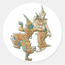 RAMA SITA - RAMAYANA HINDU BUDDHIST GODDESS STICKER