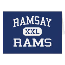 Ramsay - Rams - High School - Birmingham Alabama Greeting Cards