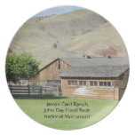 Ranch, James Cant John Day Fossil Beds NM Party Plates